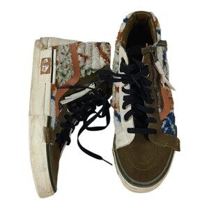 Vans SK8-Hi Reissue Mixed Textile High Top Sneakers Women's 8